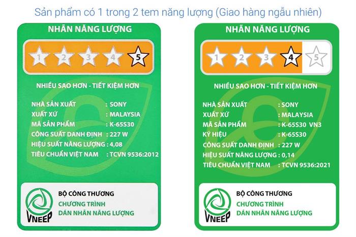 Google Tivi Sony 4K 65 Inch K-65S30